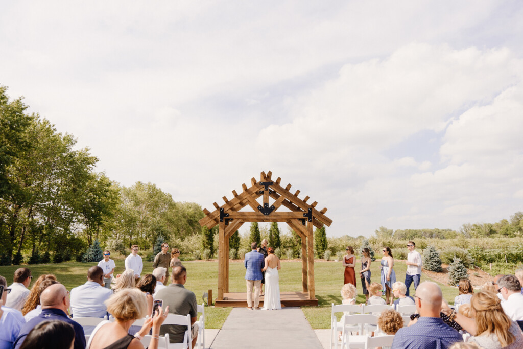 Wedding Ceremony at The Meadow Barn